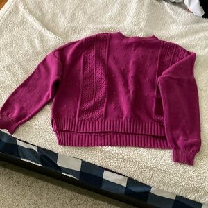 Cozy Magenta Sweater